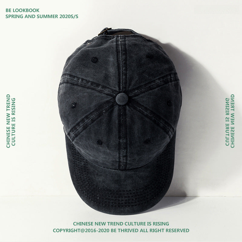 Wholesale wash old hip hop cap curved eaves baseball cap
